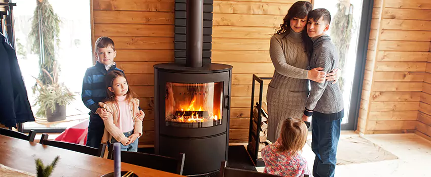 Morso Cast Iron Fireplace Insert Installation in Stafford, Texas