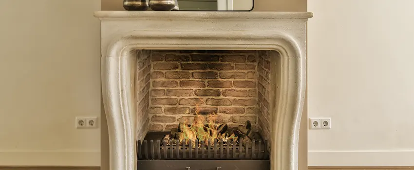 Vintage-style Fireplace Redesign in Stafford, Texas